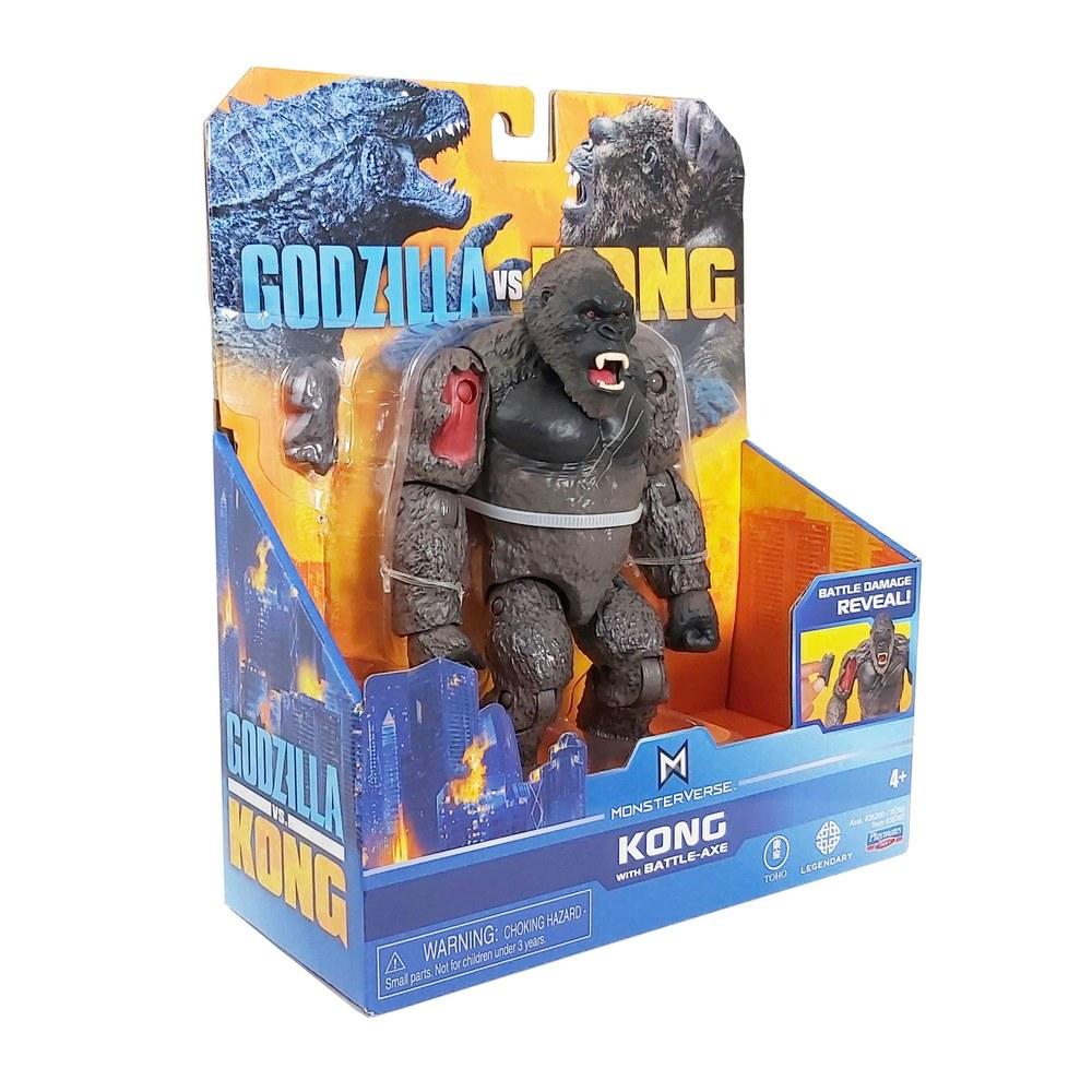 PlayMates Godzilla vs. Kong 6-Inch Basic Kong Battle Axe Figure