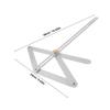 High Accuracy Stainless Steel Protractor Angle Finder Tool for Woodworking Miter Measuring Ruler Foldable Corner Gauge Angle