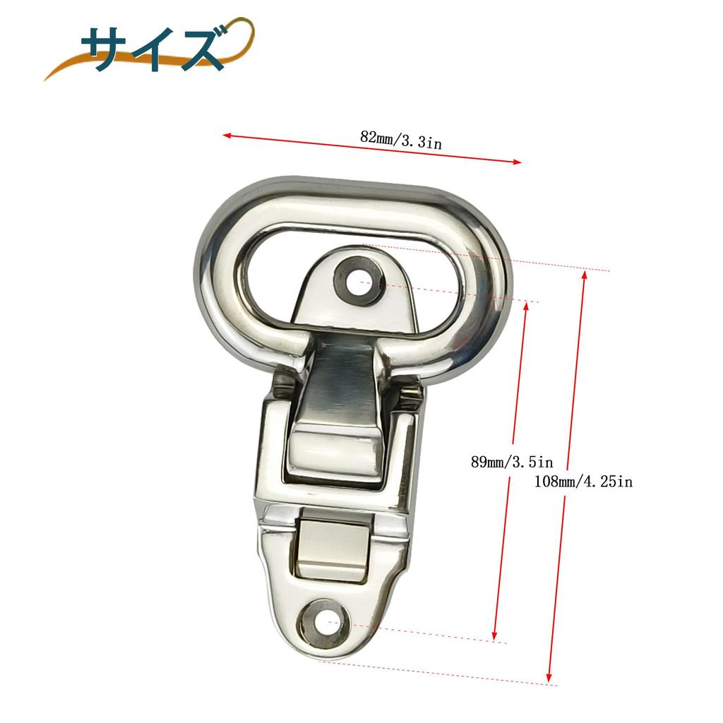 Set of 2 Heavy-Duty 304 Stainless Steel Folding Flip-Up Steps/Grab Steps for Boats, Trailers, Trucks, Campers, RVs, and Cars