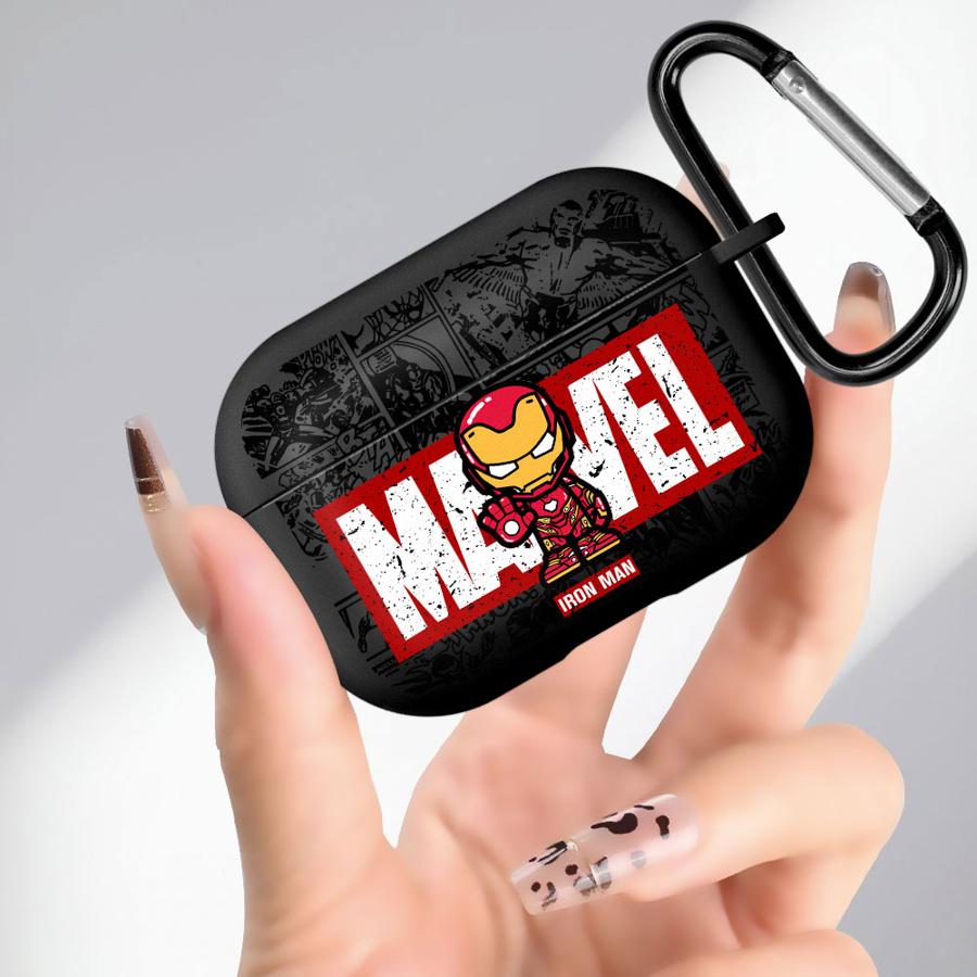 

Комикс Marvel Человек-железо Чехол для Airpods 4 2 Pro2 Pro3 Pro 1 3 Мягкий Чехол-крышка для Наушников Airpods 1