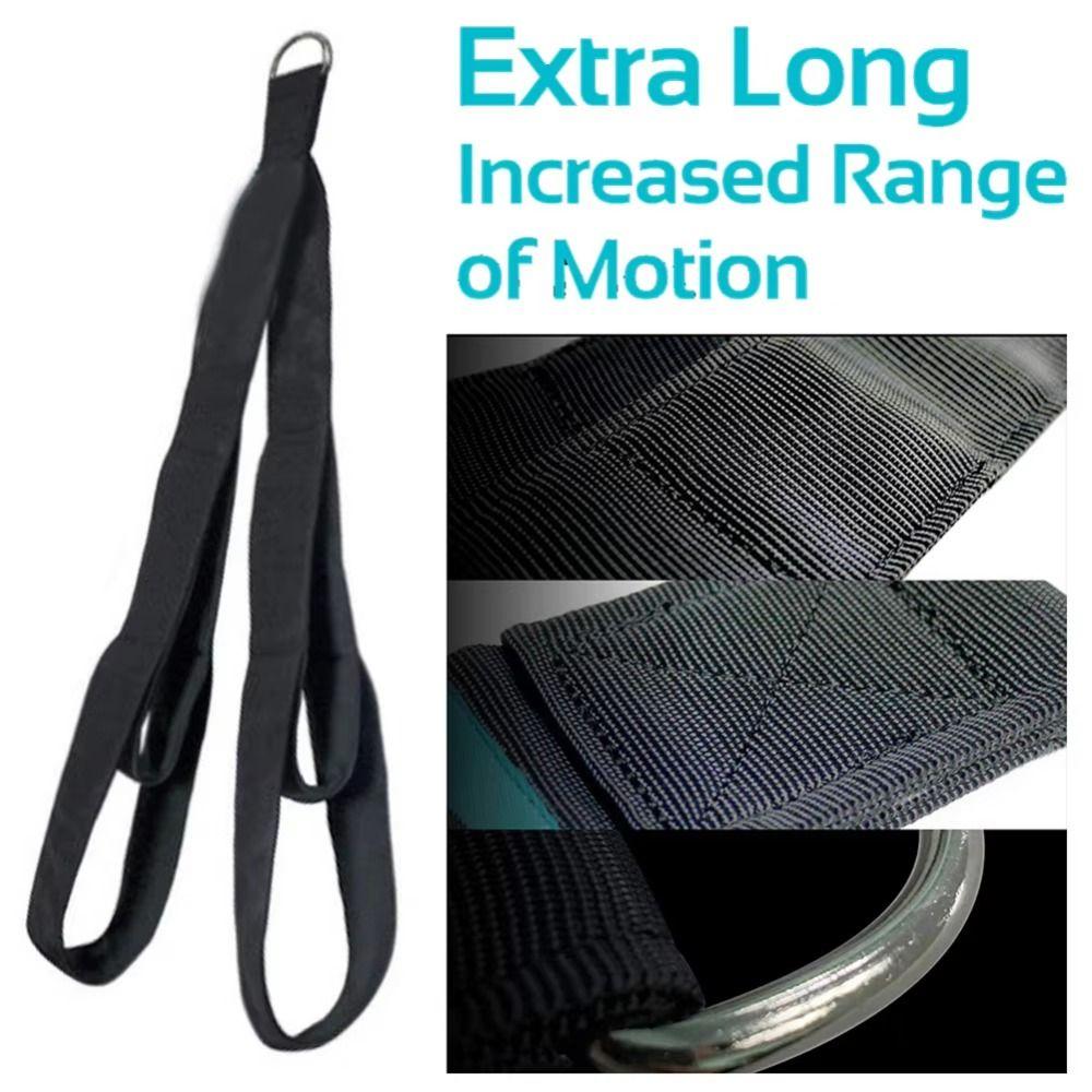 Anti-Slip Long Triceps Strap Cable Attachment Pull Down Rope Arm Strength Rope Gym Workout