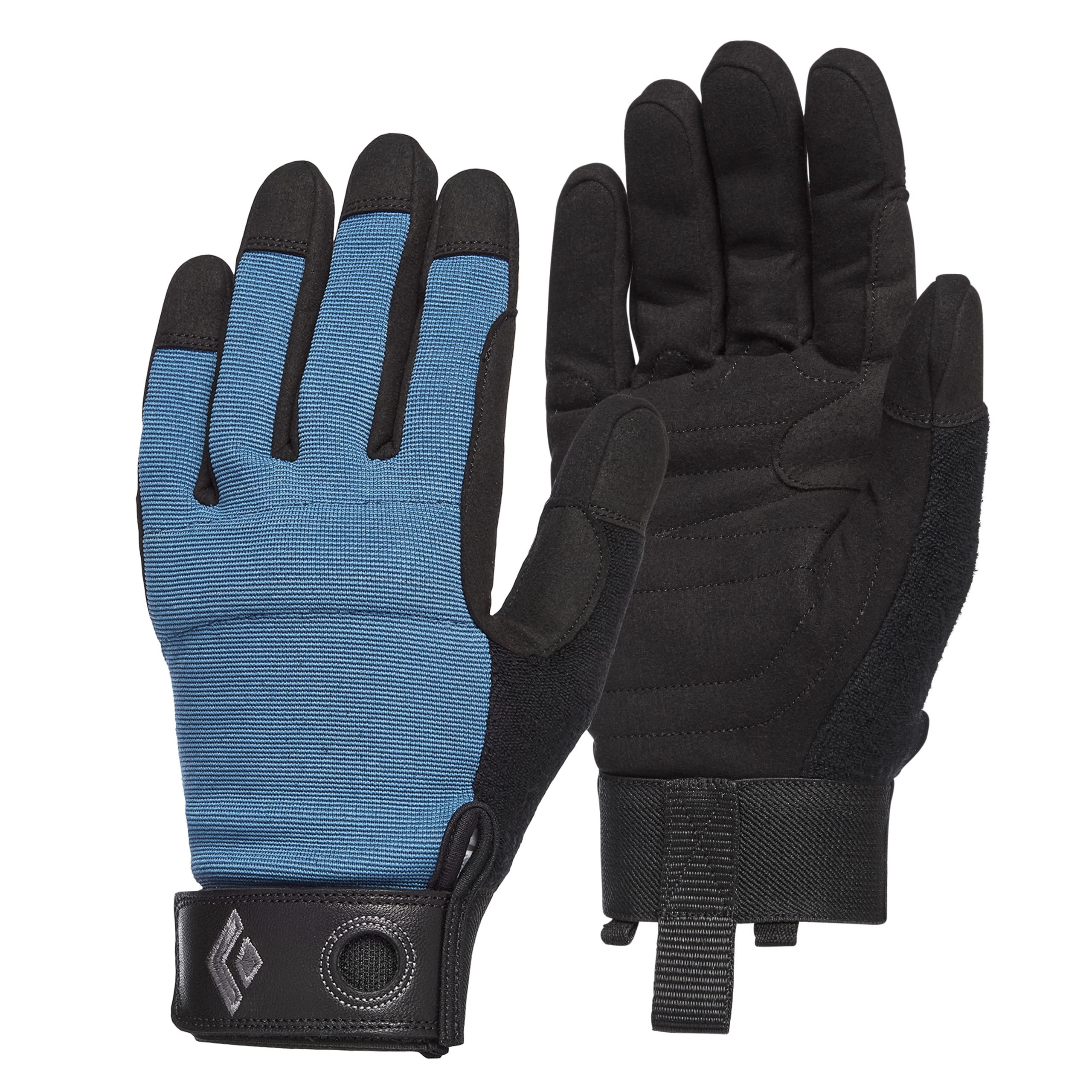 

Black Diamond Crag Belaying Full Finger Rock Climbing Astral L Gloves, Blue, чёрный