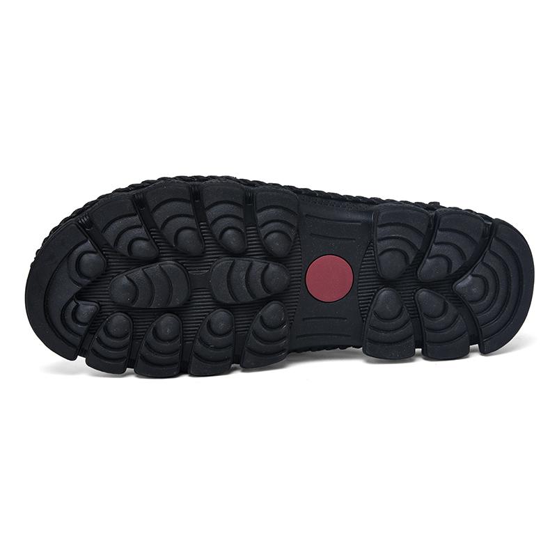 Summer Men's Leather Sandals Slippers Beach Sandals Outdoor Rubber Flip Flops Men Water Trekking Sandals