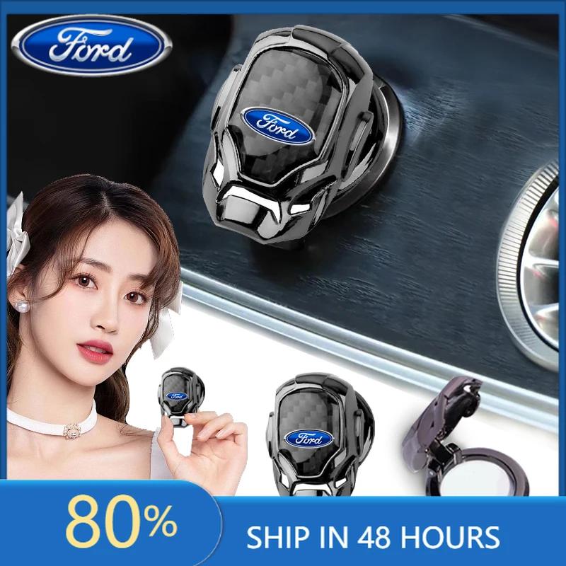 Car Sticker 2026 Ford 2025 Hot Car Engine One-button Start Button Cover Car Design Badge For Ford Raptor Fiesta Focus 2 3 4 Mond
