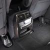 For Honda Pilot 2015- ABS carbon fibre/Matte black Rear Air Condition Outlet Vent Frame Cover Trim Car Accessories