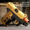 Mini M1911 Blaster Guns Toy Gun For Adults Boys Stress Shot Gun Ejecting Shells Birthday Gift