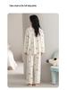 Conjunto de Cardigan de Pijama de Algodão de Manga Longa Plus Size para Mulheres Outono/Inverno 2025