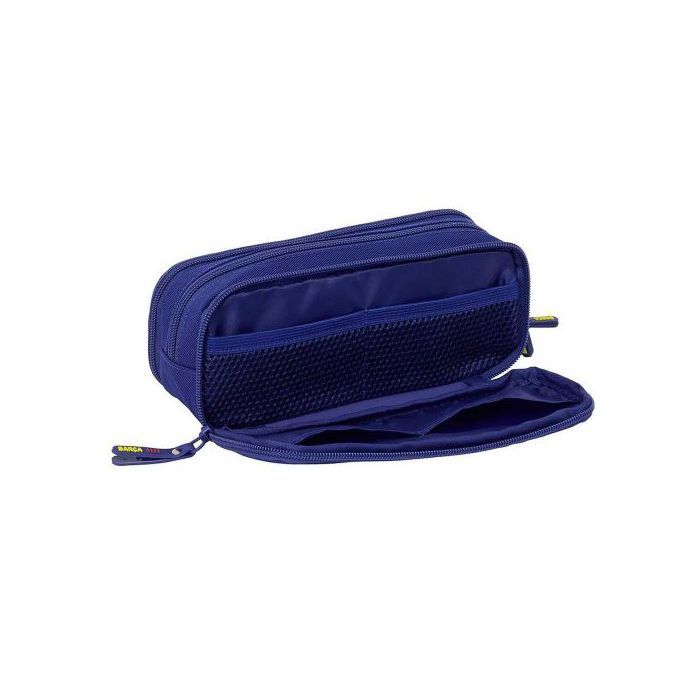 Trousse de crayons - FC BARCELONE - Modèle triple - Multicolore - Pour enfants - 21x8x8 cm