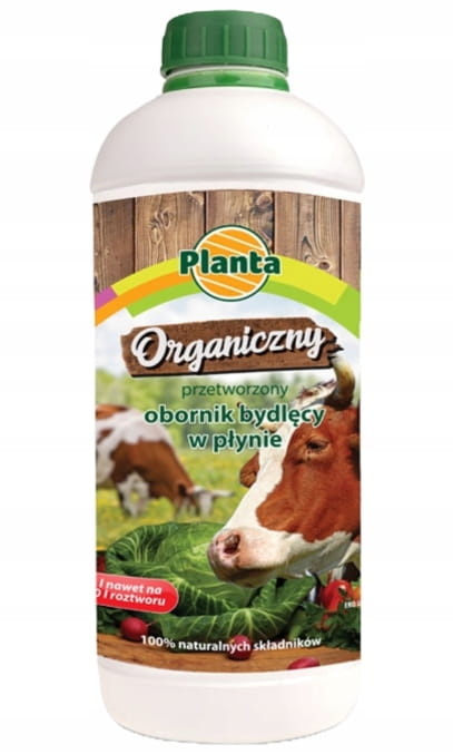 Flüssiger Rinderdung 1L Natürlicher Dünger für Garten und Zimmerpflanzen