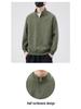 Men's Trendy Half-Zip Stand Collar Hoodie - Spring/Autumn Loose Fit Pullover
