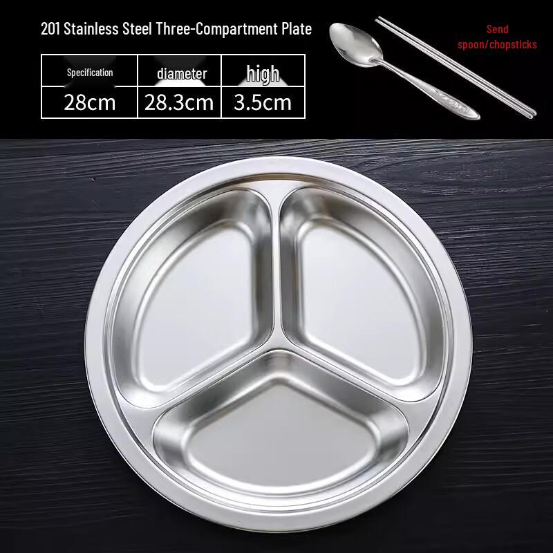 ZISIZ Kids Round Dining Plate