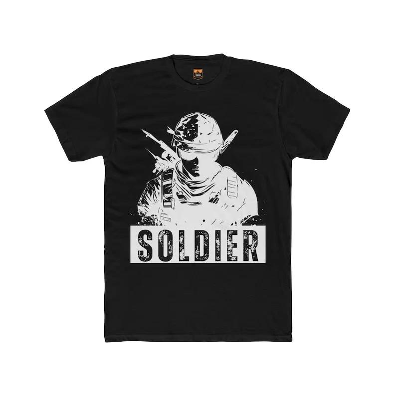 Soldier - Men s Cotton Crew Tee XXXL