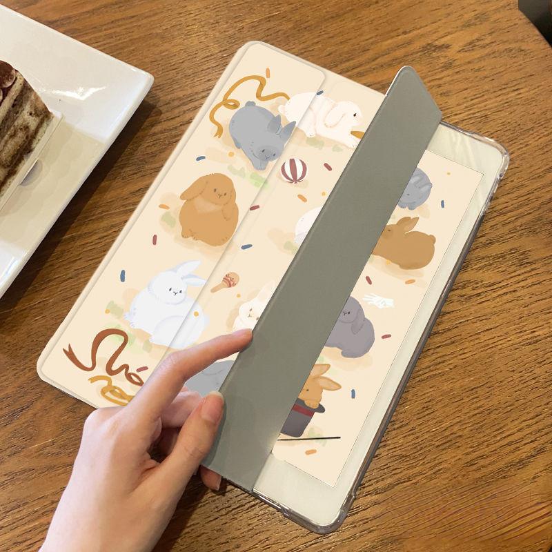 For iPad Gen 9 Case New High Quality Cute Dog Pattern iPad Smart Case For iPad Air 4 5 10.9 Air 3 10.5 Mini 6 5 4 Gen 10 with Pencil Holder