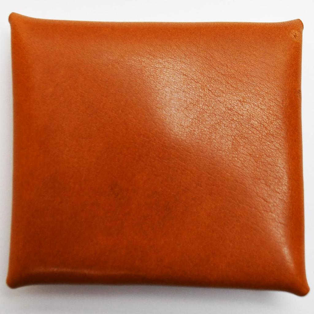 atelierCODEL Coin Coin Birthday Gift Comes with Gift Message and Paper Bag Leather Case, Purse, Men's Gift, Hand-delivered Set, Box, Card, (Tochigi