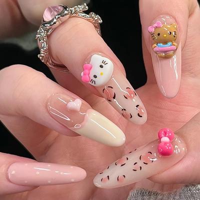 24 Piezas Uñas Postizas Cuadradas Cortas Uñas Falsas Diseños Lindos Uñas Falsas Brillantes Uñas de Halloween Uñas de Cobertura Total Lindas Adhesivas con Pegamento de 2 ml