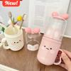 Portable Travel Toothbrush Holder Household Cartoon Toothbrush Storage Box Mouthwash Cup Wash Cup For Children