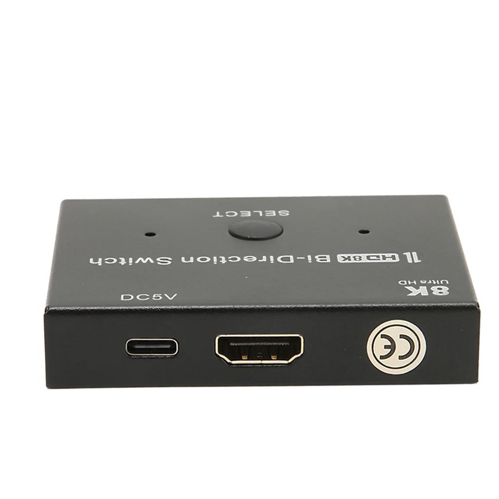HD Multimedia Interface Directional Switch 8K At 60Hz 4K At 120Hz 1 In 2 Out Bi Direction Splitter