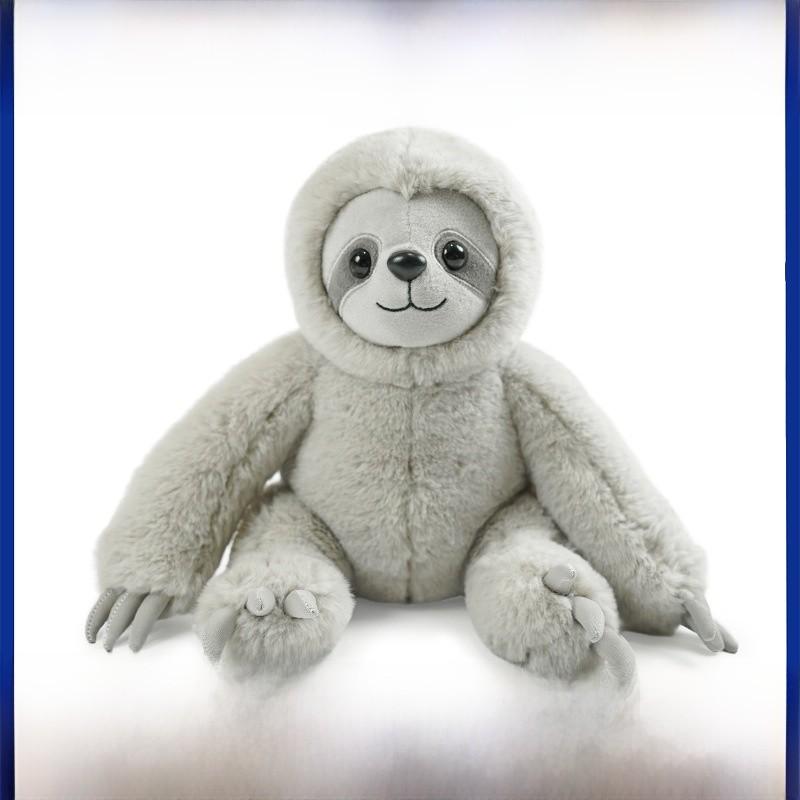 Sloth Gray Cute Plush Toy With Pp Cotton For Kids Play And Holiday Present