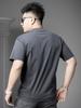 Ozhouzhan 2025 New Summer Short Sleeve T-shirt Men's Solid Bottoming Shirt Loose T-shirt Top Men's Half Sleeve