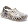 Crocs EVA Bubble Non-Slip Breathable Sports Sandals Unisex Sandals White Brown 208454-2Y3