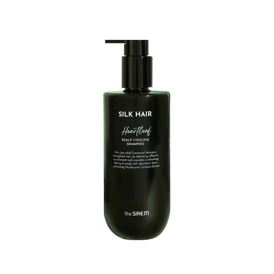 

THE SAEM Silk Hair Heartleaf Охлаждающий шампунь для кожи головы 400 мл