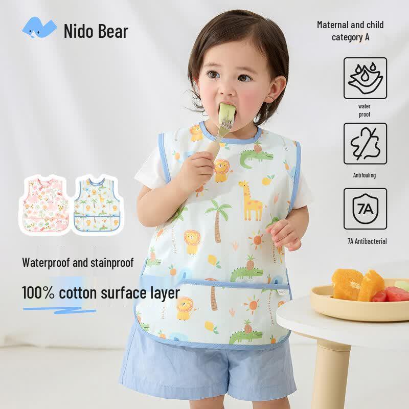 Nidoxiong WZ1033 Baby Waterproof Bib Apron
