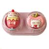 Cute Contact Lens Case Portable Drawer-style Color Cartoon  Contact Care Box Mini Drawer Plastic Travel Small Companion Box
