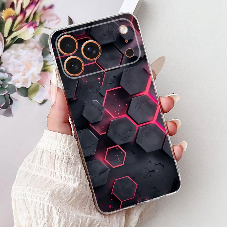 Für iPhone 17 Pro Max Hülle Coole Drachen Löwen Katze Cartoon Weiches Silikon Handy Rückseite auf iPhone 17 Pro iPhone17 17Pro Schutz