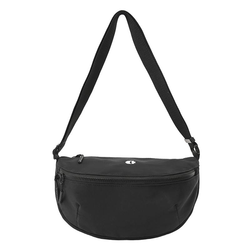 Легкая нагрудная сумка Спортивная легкая сумка через плечо чёрный