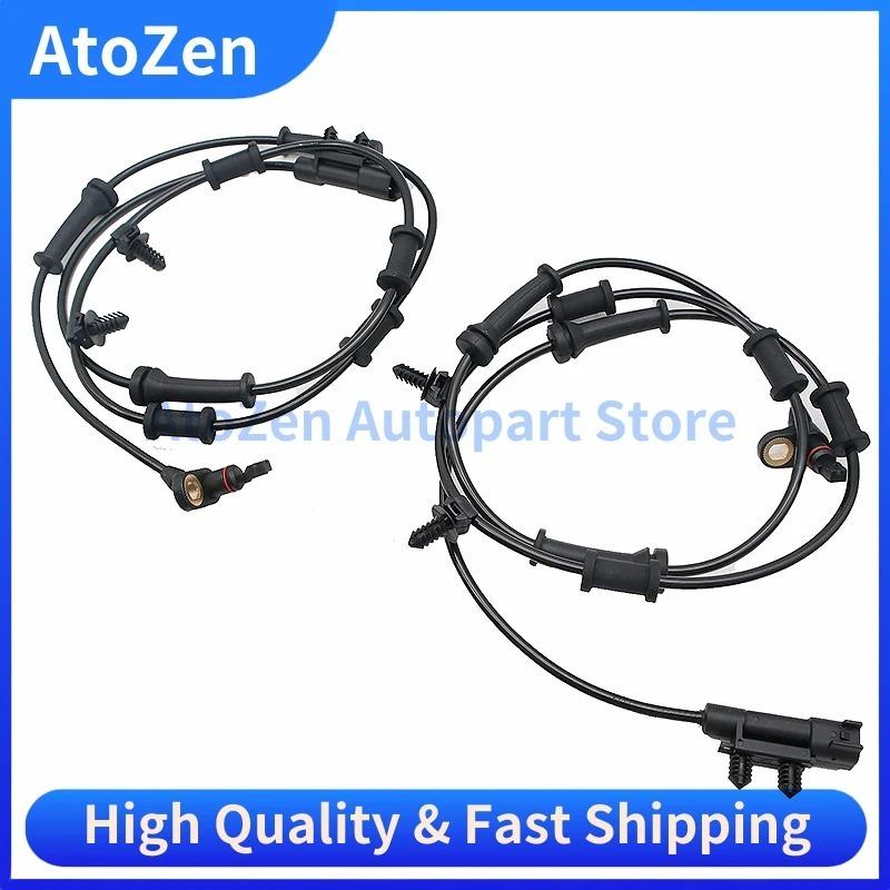 1-2-4Pcs 68003281AA 52125003AB Front Rear Left Right ABS Wheel Speed Sensor for Jeep Wrangler 2007-2012 2013 2014 2015 2016 2017