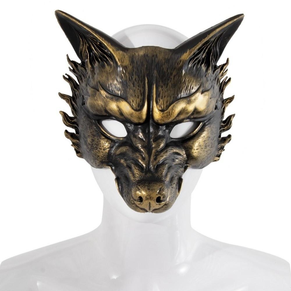 Half Face Masquerade Mask Animal Cosplay Mask Creative Halloween Mask  Women