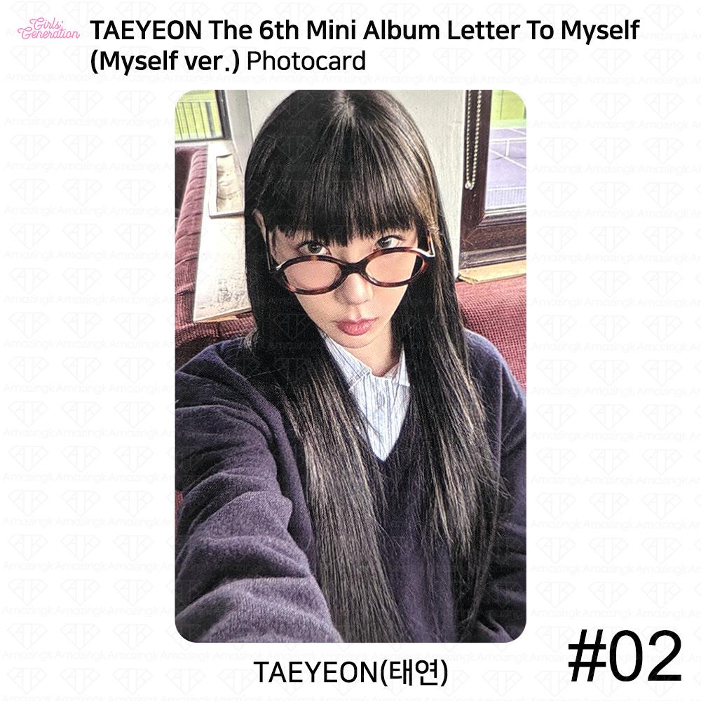 

Taeyeon 6th Mini Album Letter To Myself Официальная фотокарточка KPOP K-POP SNSD Myself ver #2