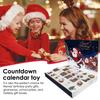 2026 Weihnachten Füllbare Adventsbox Leere Weihnachts-Countdown-Box Kalenderhülle 24 Tage Weihnachts-Countdown DIY Füllbare Geschenkbox