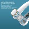 Cold Portable Rechargeable Personal Wearable, 3 Wind Speed, Neck Support, USB Bladeless Lightweight Fan For Hot Flashes, Trav