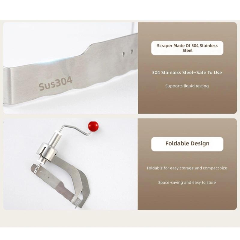 Manual Thin Galette Spreader Tool For Even Batter Distribution Creates 30 Cm Flat Pancakes Ideal For Family Cooking