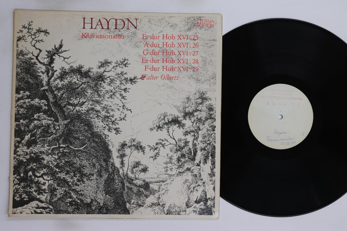 

LP Record WALTER OLBERTZ - Klaviersonaten Es Dur / A Dur / G D 826644 ETERNA 1975 Germany Classical Used