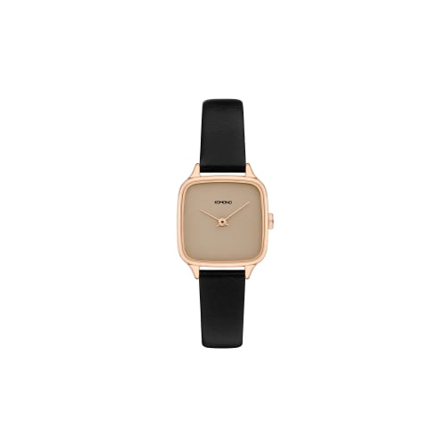 

[Authorized Retailer] KOMONO Kate Black Rose Leather Women s Watch (KOM-W4251)