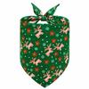 2pcs Adjustable Scarf Bibs Stylish Dog Bandanas Portable Christmas Pet Bandana  Pet Supplies