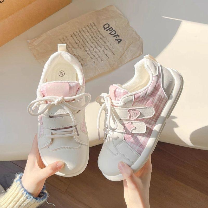 Super soft board shoes women's new spring and autumn versatile shoes platform white shoes retro