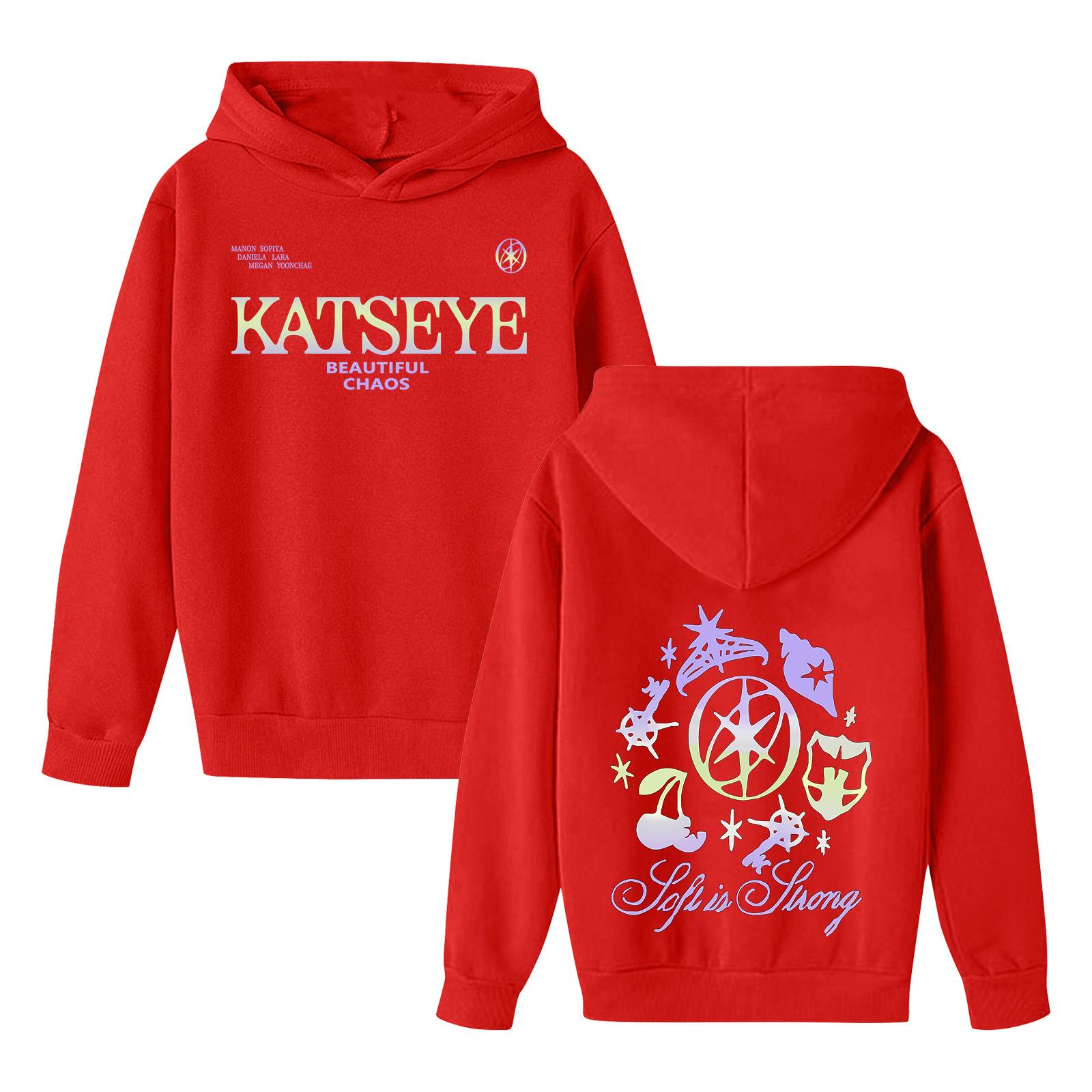 

Kids Long Sleeve Loose Pullover Letter Print Drawstring Hooded Sweatshirt 140 червоний