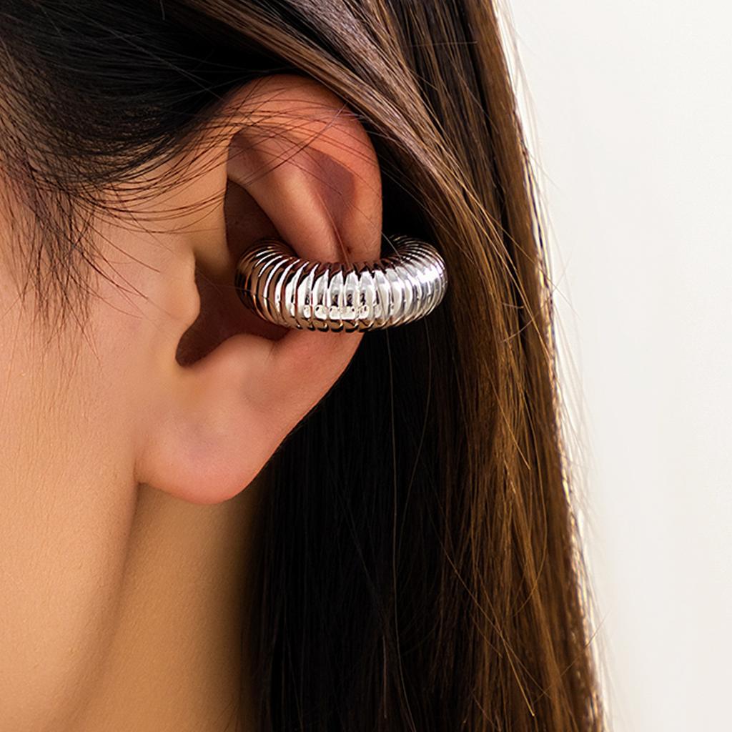 Vintage CCB Kleine Runde C-förmige Ohrclips Ohne Piercing Knorpelohrring für Damen Ohr Manschetten 2026 Neuer Trend Schmuck Großhandel
