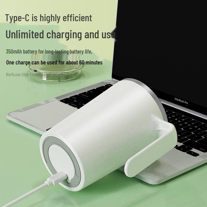 Přenosný USB nabíjecí hrnek na kávu ze nerezové oceli 304 pro domácnost