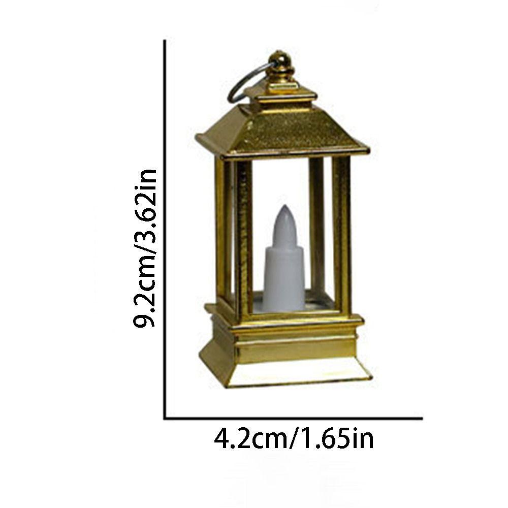 Creative Mini Square Night Lights Flameless Outdoor Hanging Small Lanterns  Bedroom