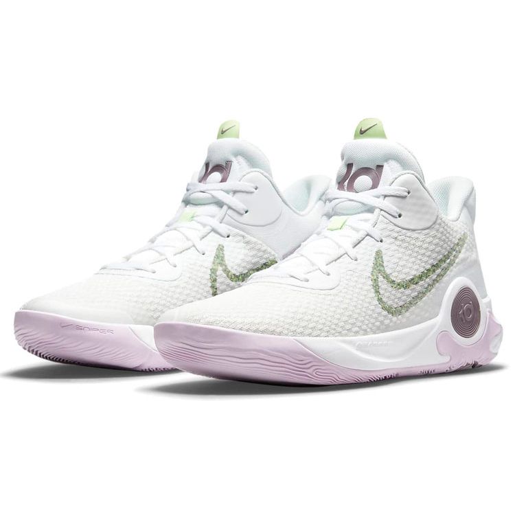 Nike KD Trey 5 IX White Lime Light Purple Unisex Sneakers Summit-White Lime-Glow DJ6921-100