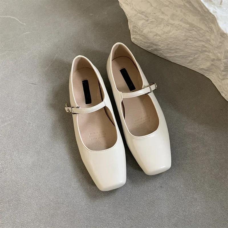 2025 Spring Single Shoes Fashion Shallow Slip On Women Flat Shoes Ladies Casual Outdoor Ballerina Shoe
