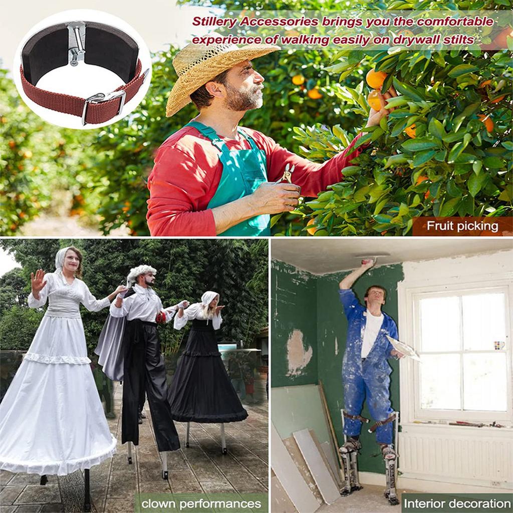 Cinghie per Gambe di Puntelli, Cinghie Regolabili Comfort per Puntelli da Cartongesso, Anello per Parti di Ricambio per Miglioramento Casa