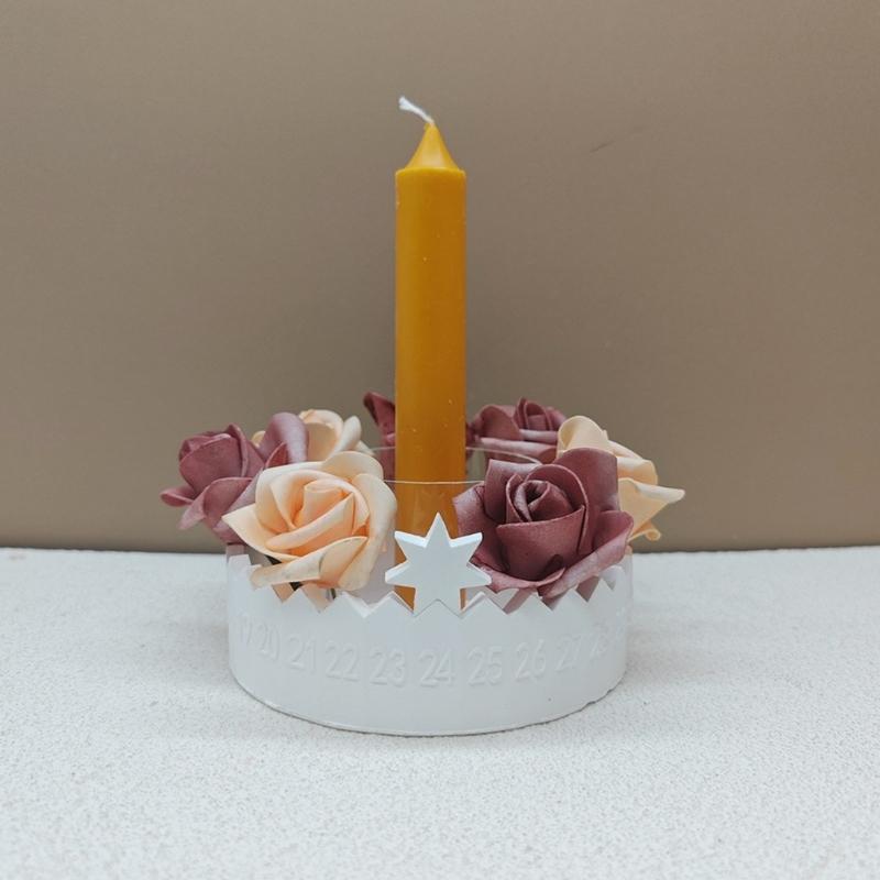 Practical Sturdy Silicone Craft Molds Home Accessory for Calendar Candle Holders Easy Release Daily Decoration