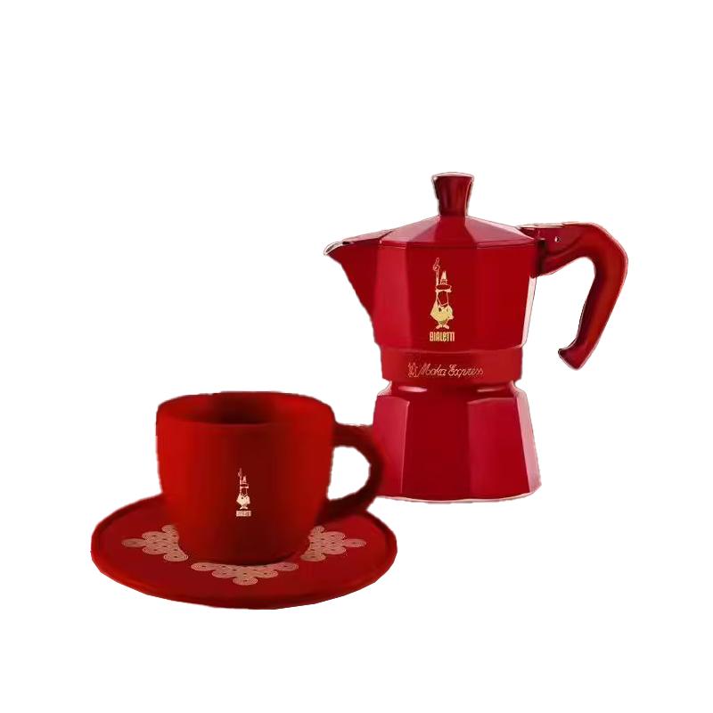 Bialetti Новогодний Ограниченный Выпуск Кофеварка Мока Кофе Подарочный Набор