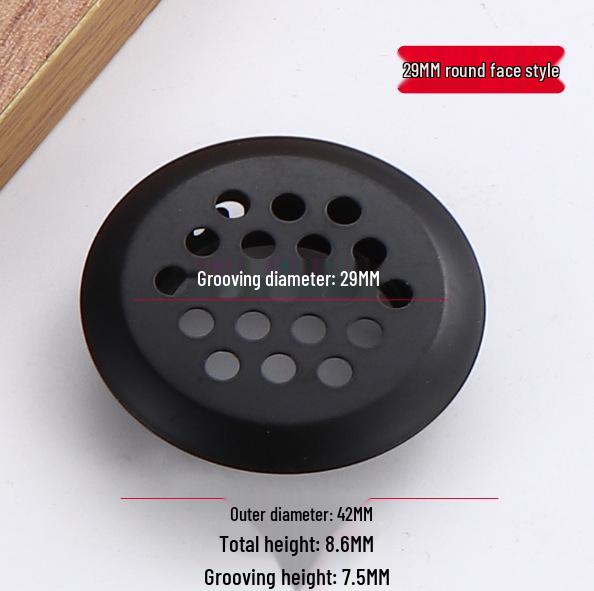 

Круглая вентиляционная сетка из нержавеющей стали для шкафов и гардеробов