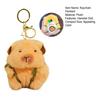 Keychain Pendant Plush Hamster Fruit Portable Compact Keychain Smooth Texture Backpack Design Key Chain